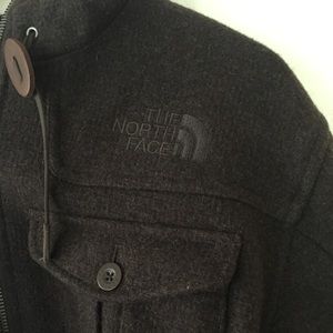 north face wool jacket